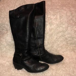 Born brand riding boots with 2” heel